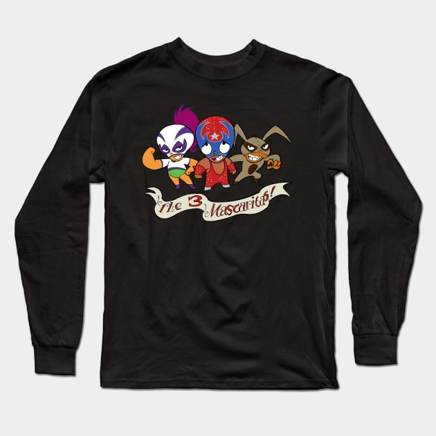 Mucha Lucha! Lucha Libre Tee Long Sleeve T-Shirt by Gotta Dance